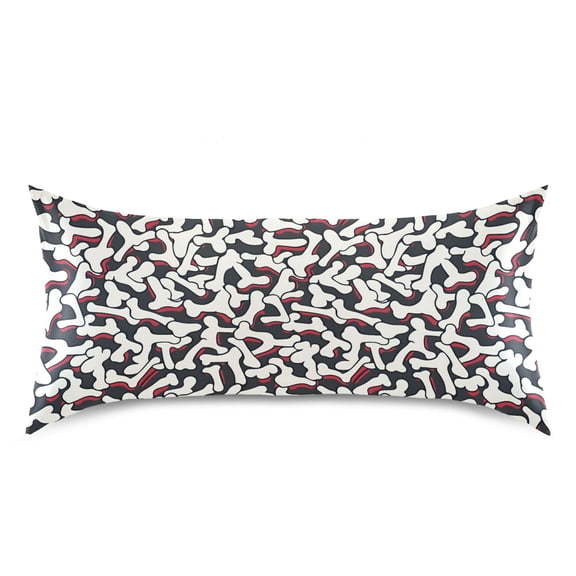 Ryvnso Satin Pillowcase Bones Pillow Cases Standard Size 40x20in