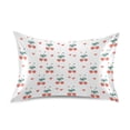 thumbnail image 1 of Ryvnso Satin Pillowcase Cherry and Hearts Pillow Cases Standard Size 30x20in, 1 of 6