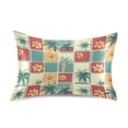 thumbnail image 1 of Ryvnso Satin Pillowcase Palm Tree Tropical Pillow Cases Standard Size 30x20in, 1 of 6