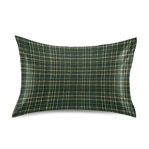 Ryvnso Satin Pillowcase Retro Checkered-a3 Pillow Cases Standard Size 26x20in
