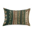 thumbnail image 1 of Ryvnso Satin Pillowcase Retro Flower Pattern Pillow Cases Standard Size 26x20in, 1 of 6