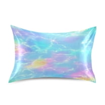 Ryvnso Satin Pillowcase Tie Dye Pillow Cases Standard Size 26x20in