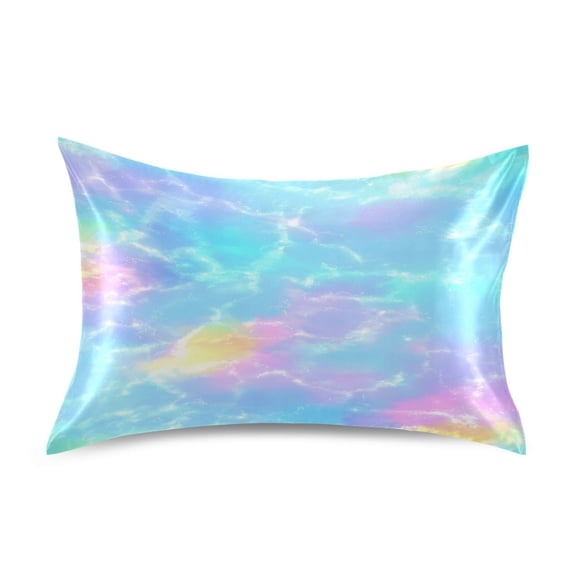 Ryvnso Satin Pillowcase Tie Dye Pillow Cases Standard Size 26x20in