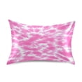 thumbnail image 1 of Ryvnso Satin Pillowcase Tie Dye Pink Pillow Cases Standard Size 30x20in, 1 of 6