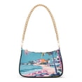 thumbnail image 1 of Ryvnso Seaside Scenery Womens Chain Shoulder Bag Tote Handbags Clutch Hobo Purse with Zipper for Travel, 1 of 7