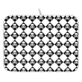 thumbnail image 1 of Ryvnso Skull Stylish Dish Drying Mat for Kitchen Countertop 16x18 Small Dish Pad Drainer Rack Dish Sink Mats, 1 of 7