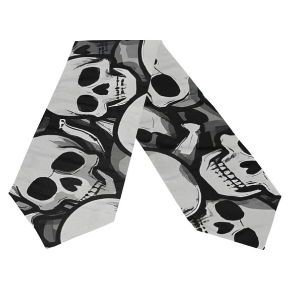 Ryvnso Skulls Table Runner Tablecloth Home Decoration 13 x 70 inches
