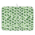 thumbnail image 1 of Ryvnso St Patrick Checkered Grid Dish Drying Mat for Kitchen Countertop 16x18 Small Dish Pad Drainer Rack Dish Sink Mats, 1 of 7