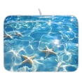 thumbnail image 1 of Ryvnso Starfish in Sea Dish Drying Mat for Kitchen Countertop 18x24 Large Dish Pad Drainer Rack Dish Sink Mats, 1 of 7