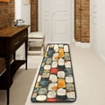 thumbnail image 1 of Ryvnso Stone Pattern Hallway Runner Rugs Floor Carpet Non Slip Entryway Mat 2' x 6', 1 of 7