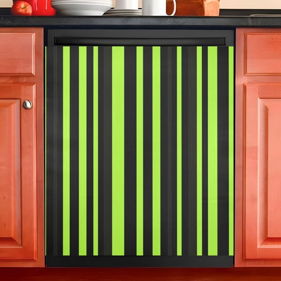 Ryvnso Stripes Dishwasher Magnetic Refrigerator Magnet Cover Kitchen Home Decorative 23"x26"