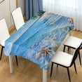 thumbnail image 1 of Ryvnso Summer Seashell in Sea Rectangle Table Cloth Tablecover Dinning Tablecloth 54"x72", 1 of 8