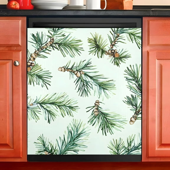Ryvnso Tree Branches Dishwasher Magnetic Refrigerator Magnet Cover Kitchen Home Decorative 23"x26"