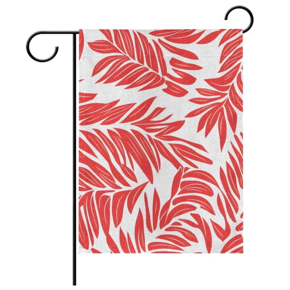 Ryvnso Tropical Leaf-a1 Garden Flag 12x18 Inch Double Sided Seasonal Yard Decoration