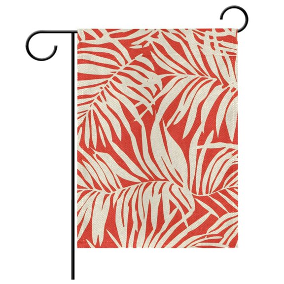 Ryvnso Tropical Leaf-a2 Garden Flag 12x18 Inch Double Sided Seasonal Yard Decoration