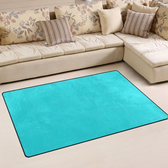 Ryvnso Turquoise Area Floor Mat Non-Slip Carpet Soft Rugs Doormats 31" x 20"