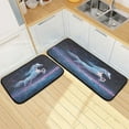 thumbnail image 1 of Ryvnso Unicorn Running Kitchen Rugs Set Non Slip Runner Mats for Dining Room, 1 of 7