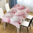 thumbnail image 1 of Ryvnso Valentines Love Rectangle Table Cloth Tablecover Dinning Tablecloth 60"x60", 1 of 8