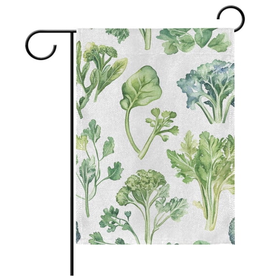 Ryvnso Various Vegetables Garden Flag 12x18 Inch Double Sided Seasonal Yard Decoration