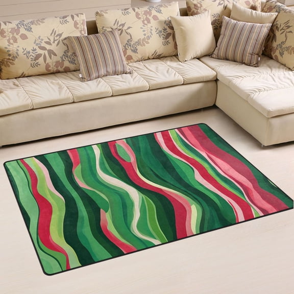 Ryvnso Watermelon Pattern Area Floor Mat Non-Slip Carpet Soft Rugs Doormats 31" x 20"