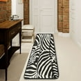 thumbnail image 1 of Ryvnso Zebra Black Print Hallway Runner Rugs Floor Carpet Non Slip Entryway Mat 2' x 6', 1 of 7