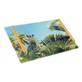 thumbnail image 1 of Ryvnso Zebra in Palm Tree Bathroom Tray Vanity Countertop Trays Acrylic Organizer, 1 of 7