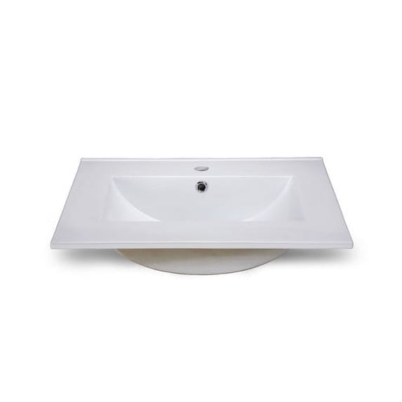 25" Vanity Top with Square Bowl