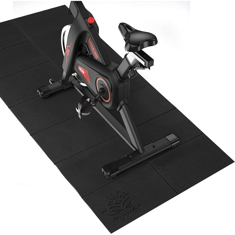 Rywell High Density Non Slip Shock Absorbing Foldable Treadmill Mat for Home Gym 68 x 24 Walmart