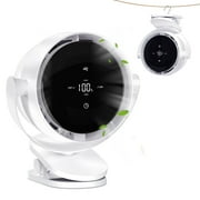 Rywell Desk Fan, 1-100 Speeds Smart Digital Display Table Fan, Rechargeable Portable Cooling for Office Bedroom Kitchen