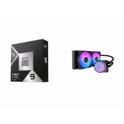 Ryzen 9 9950X3D2 16-Core Processor & Cooler Master Elite Liquid 240 Cooling Fan/Radiator/Pump Bundle