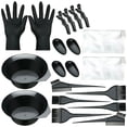 thumbnail image 1 of Rzvnmko Hair Dye Coloring Kit Hair Tinting Bowl Dye Brush Ear Cover Gloves For Diy Coloring Tools, 1 of 9