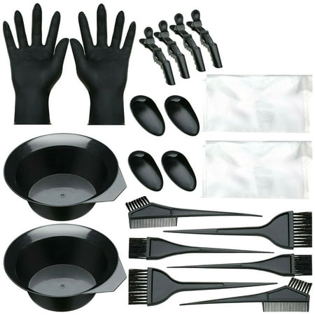 Rzvnmko Hair Dye Coloring Kit Hair Tinting Bowl Dye Brush Ear Cover Gloves For Diy Coloring Tools price history and forecast - Rzvnmko