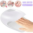 thumbnail image 1 of Rzvnmko Mini Nail Dryer Portable Nail Lamp for Regular Nail,Polish Nail Fan Dryer Polish Machine Quick-Drying Nail Art Safe Tools for Women, 1 of 9