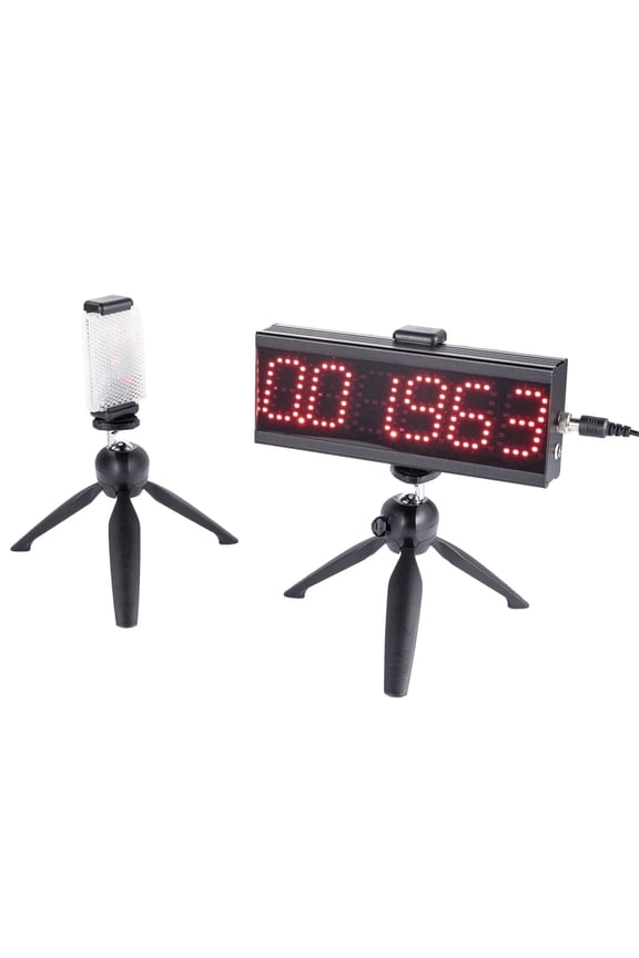 S-002 Portable Laser Timing System for Running Training, Automatic Laser Sensor Timer, Fixed Timing Device for Sprint, Shuttle Run and 1-99 Lap Timing