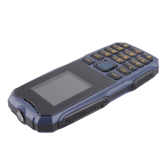 S-008 2G Unlocked Cell Phone, Dual SIM, 1.8 Inches / 4.57 cm Color Screen, Big Keys, High Volume Speaker, Bluetooth, Blue