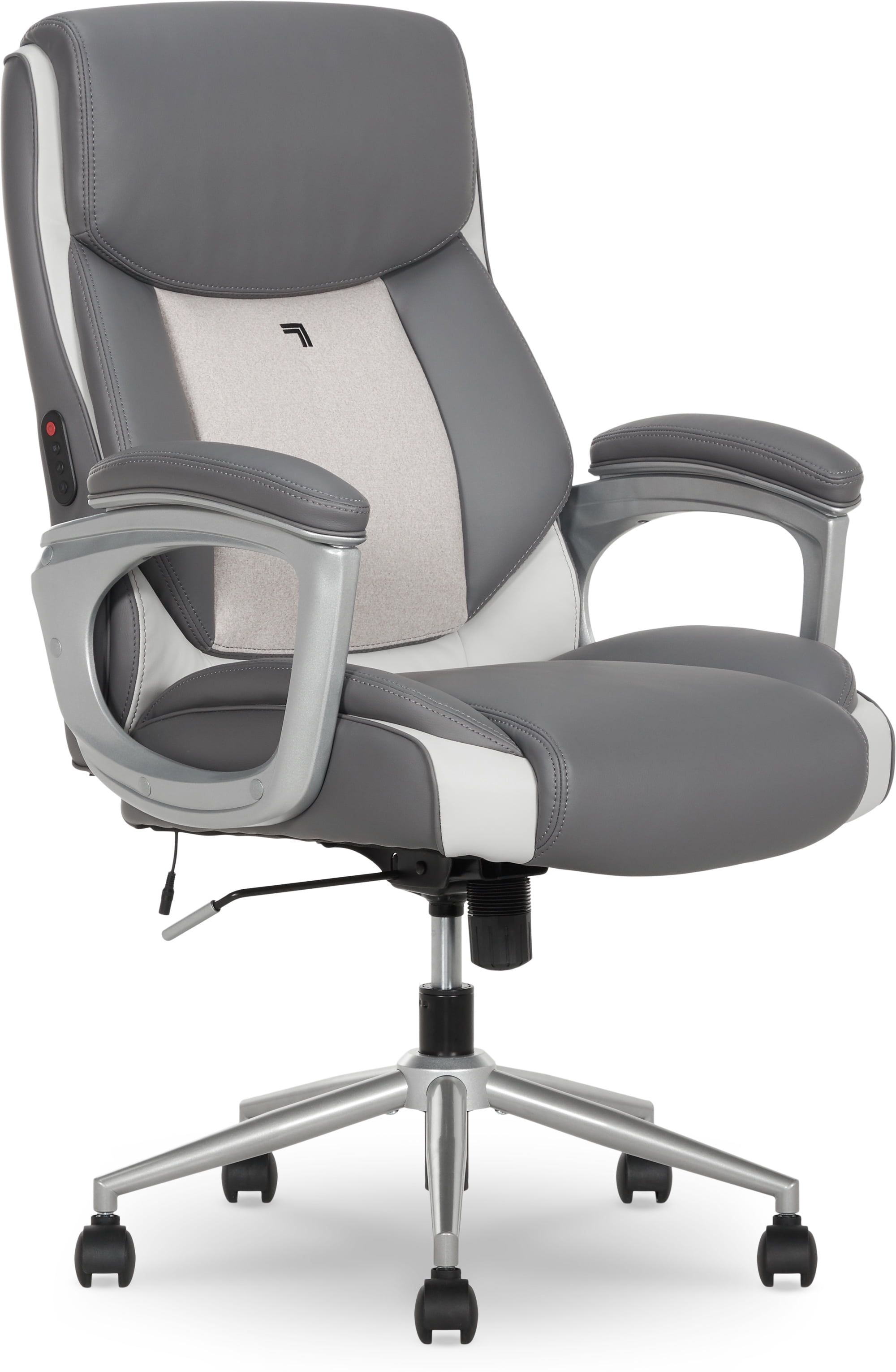 Sharper Image S-120 Massage and Heat Office Chair, White/Gray - Walmart.com Sharper Image S-120 Massage and Heat Office Chair, White/Gray - Walmart.com