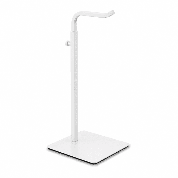 S 2 Pcs Purse Holder Handbag Display Stand: Hanger Rack Showing Bags, Purses, and Wreath, Adjustable Hook Stand for Tabletop, Closet, Desk, and Retail Use for Vendors, White