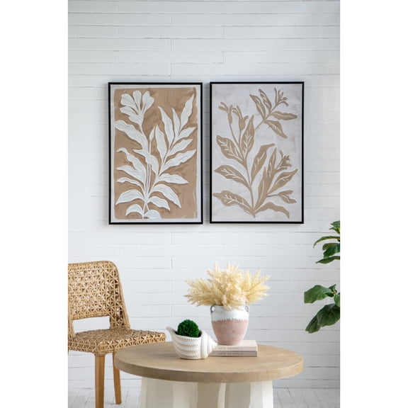 S/2 Shadow Box Wall Décor, 19.5x1x31.5"