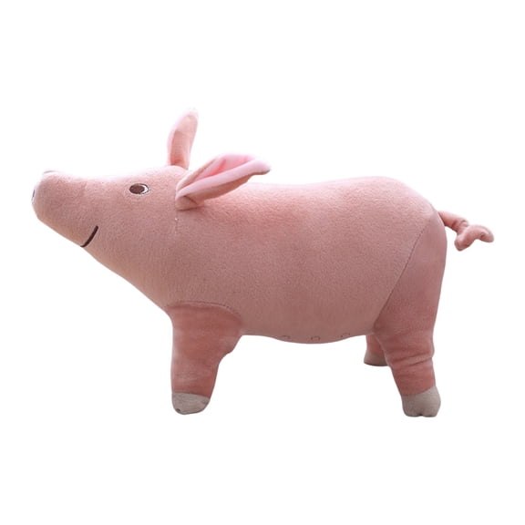 S 39Cm Cute Simulation Pig Plush Toy Realistic Soft Stuffed Animal For Kids Play And Home Decor
