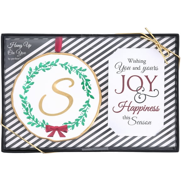 S - 4" Monogram Ornament