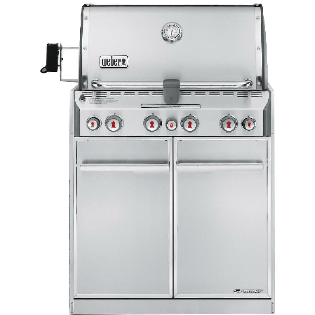 S-460 4-Burner Built-In Propane Gas Grill in Stainless Steel with grill cover and Built-In Thermometer - image 1 of 6