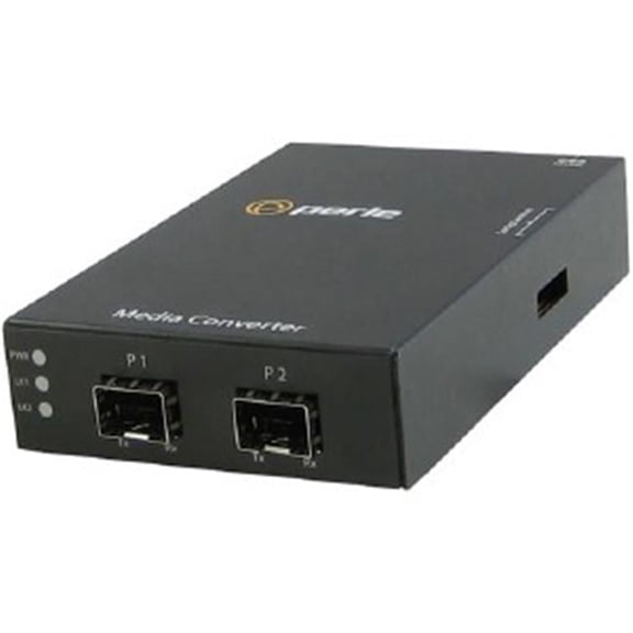 S-4GPT-DSFP 220-110V Protocol Transparent Stand-Alone Media Converter with Dual SFP Slots