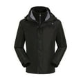 thumbnail image 1 of S-4X Big & Tall Rain Jackets for Men Plus Size 3 in 1 Removeable Fleece Coats with Pockets and Hoodies Long Sleeve Zip-Up Waterproof Warm Raincoats, 1 of 7
