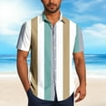 thumbnail image 1 of S-4X Big & Tall Shirts for Men Plus Size Short Sleeve Button-Down T-Shirts Lightweight Color-Block Collared Beach Tshirts Tees Tops, 1 of 6