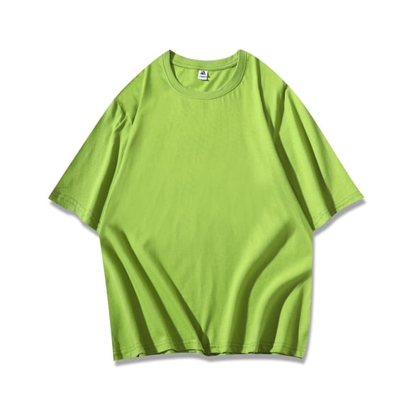 S-4X Plus Size T Shirts for Men Short Sleeve Crewneck Tees Tops Mens Casual Solid Color Stretchy Slim Pullover Basic Athletic Workout Tshirts Shirt