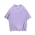thumbnail image 1 of S-4X Plus Size T Shirts for Men Short Sleeve Crewneck Tees Tops Mens Casual Solid Color Stretchy Slim Pullover Basic Athletic Workout Tshirts Shirt, 1 of 4