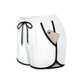 thumbnail image 1 of S-4XL Summer Shorts Running Shorts Women Plus Size Casual Shorts Pajamas Casual Lounge Short Hot Pants Elastic Waistband Pocket Yoga Pants, 1 of 3