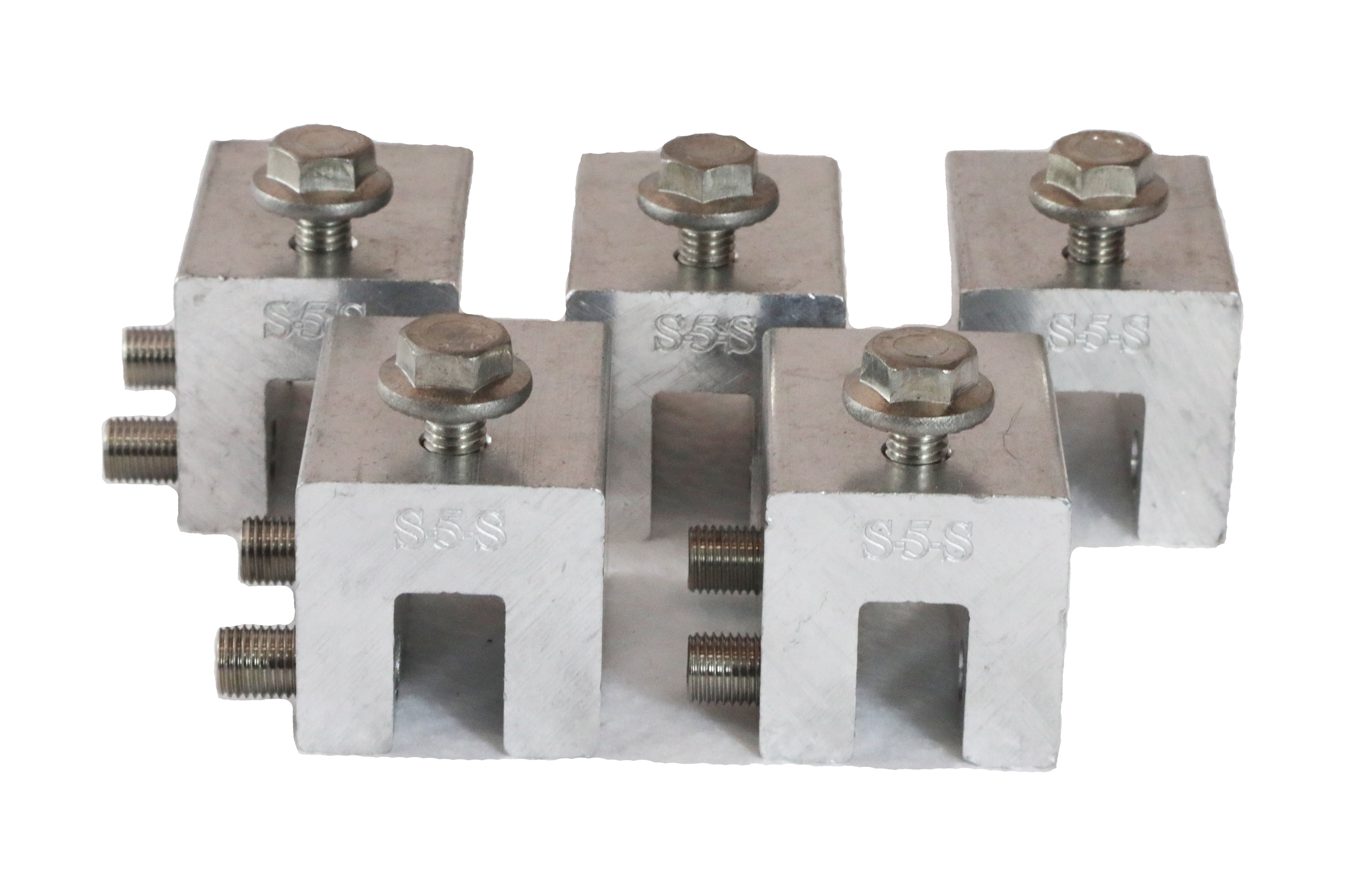 S-5! S-5-S Roof Clamp for Standing Seam Metal Roof, 5 Pack