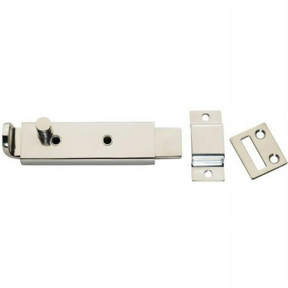 S-588C Whitecap Spring Loaded Slide Bolt-Latch - 316 Stainless Steel - 5-5-16''