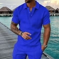 thumbnail image 1 of S-5X Big & Tall Golf Shirts for Men Plus Size Short Sleeve Tshirts Shirt Mens Casual Solid Color Pullover Button Collared Athletic Workout Tees Tops, 1 of 5